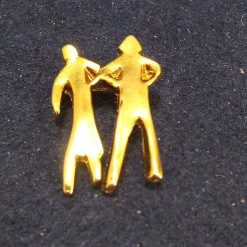 Gold-Tone Men's Accessory Pin